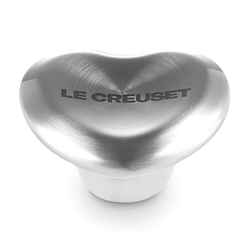 Le Creuset Heart Knob 4.7cm - Stainless Steel