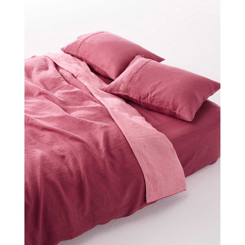 Kip&Co Baroque Rose Sorbet Linen Quilt Cover image number 1