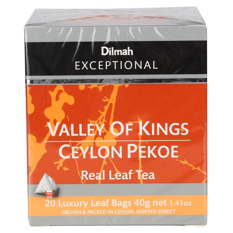Dilmah Exceptional Valley Of The Kings 20 Teabags image number 0