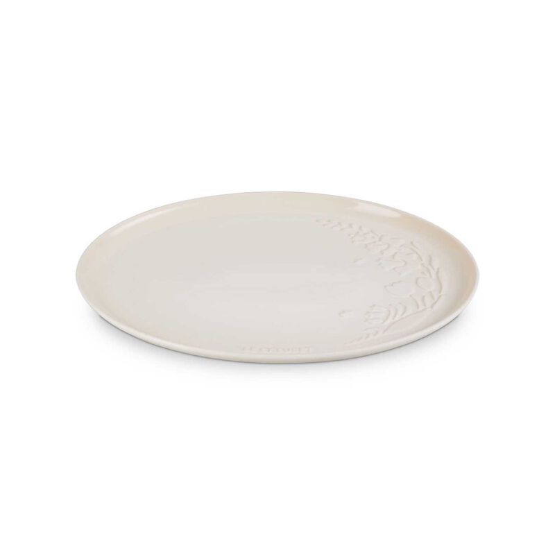Le Creuset Jardin Oval Serving Plate 36cm - Meringue image number 0