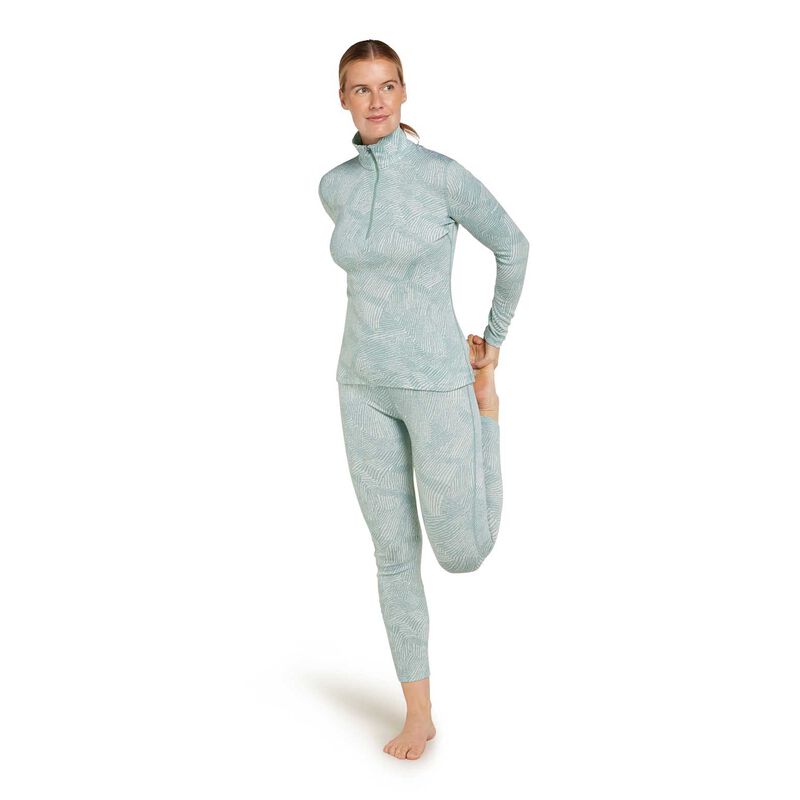 Icebreaker W Merino 260 Vertex LS Half Zip Frozen Forms image number 3