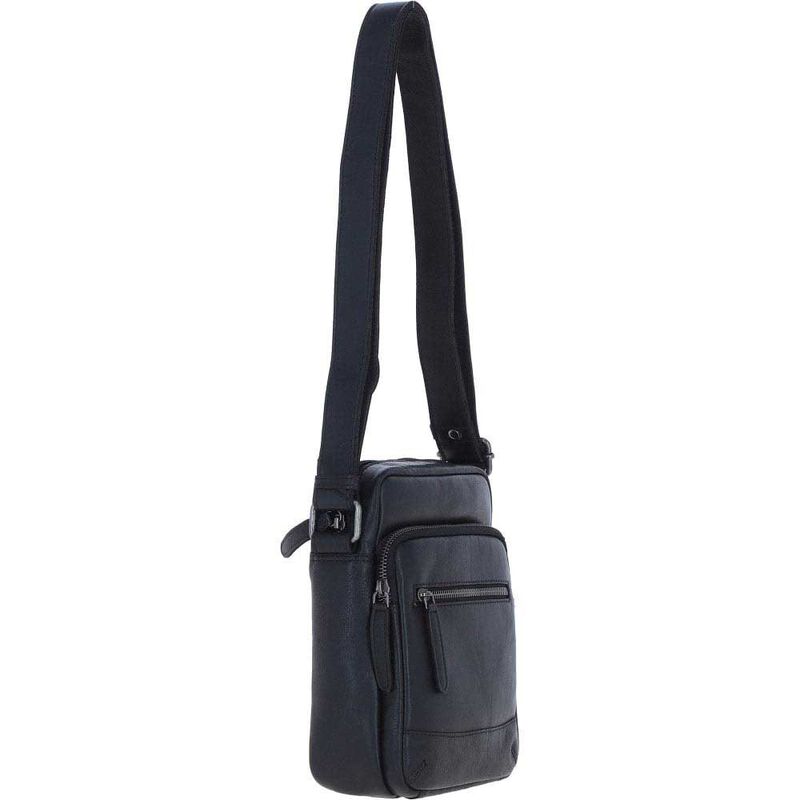 Ashwood Leather Men's Zip Crossbody Bag image number 2