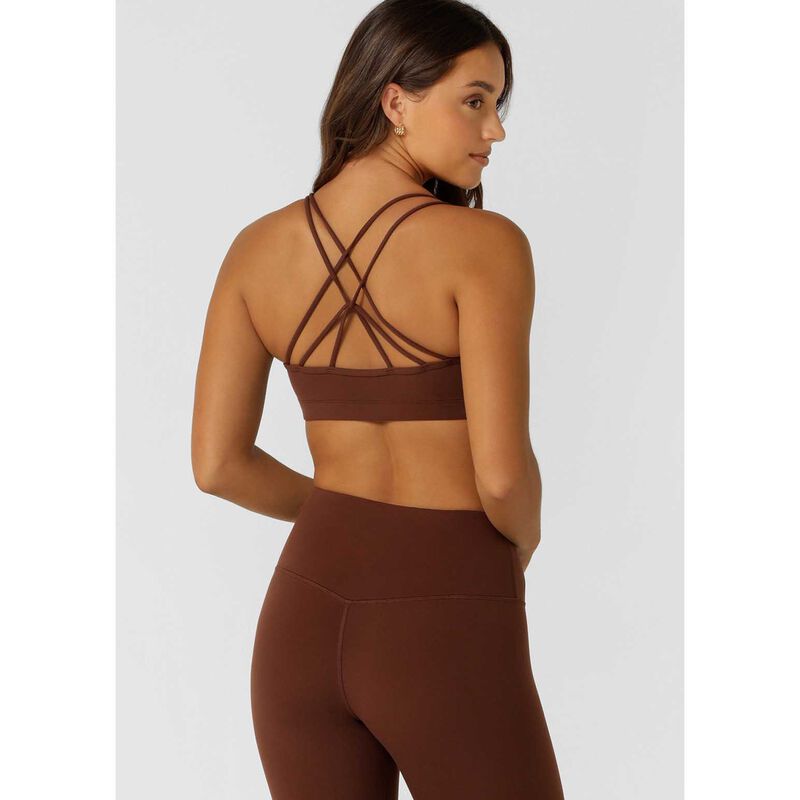 Lorna Jane Limited Edition Lotus Crop Sports Bra image number 1