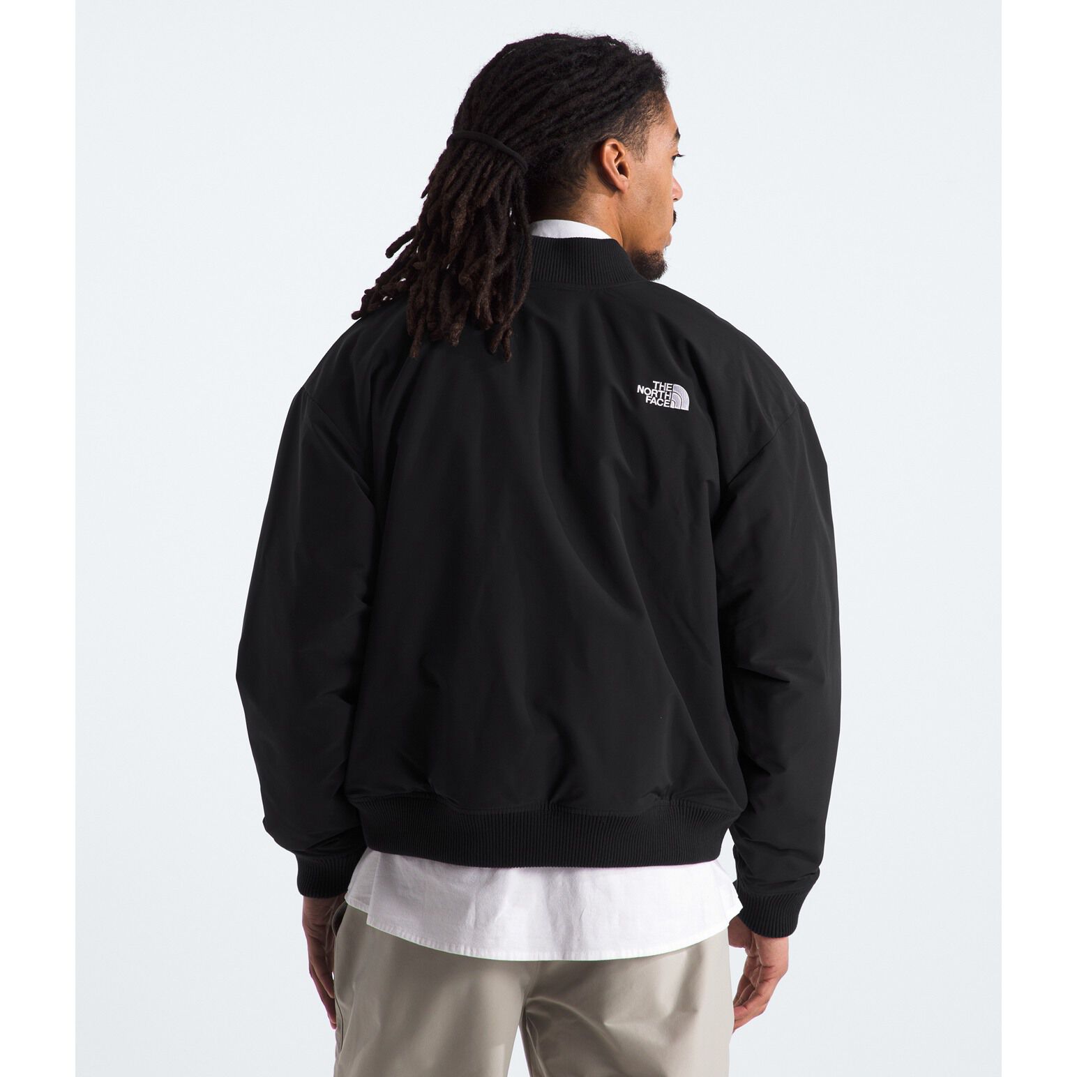 north face black bomber