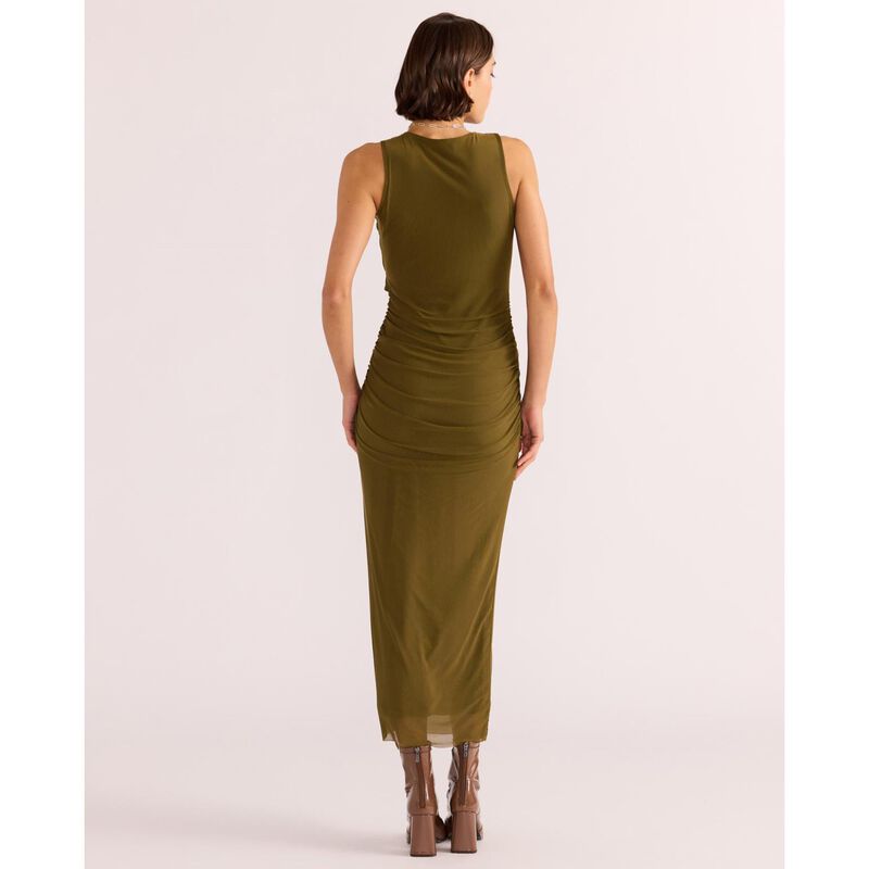 MINKPINK Elodie Mesh Midi Dress image number 1