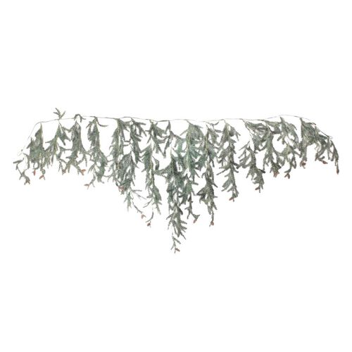 French Country Pinecone Light Up Mantle Garland
