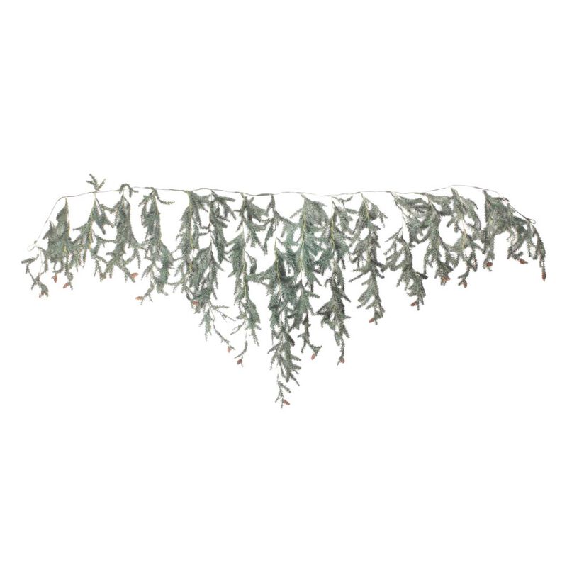 French Country Pinecone Light Up Mantle Garland image number 0
