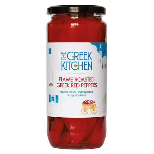 The Greek Kitchen Flame Roasted Red Peppers 360g