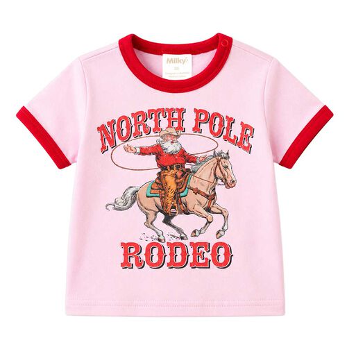 Milky Rodeo Santa Tee 00-1Y