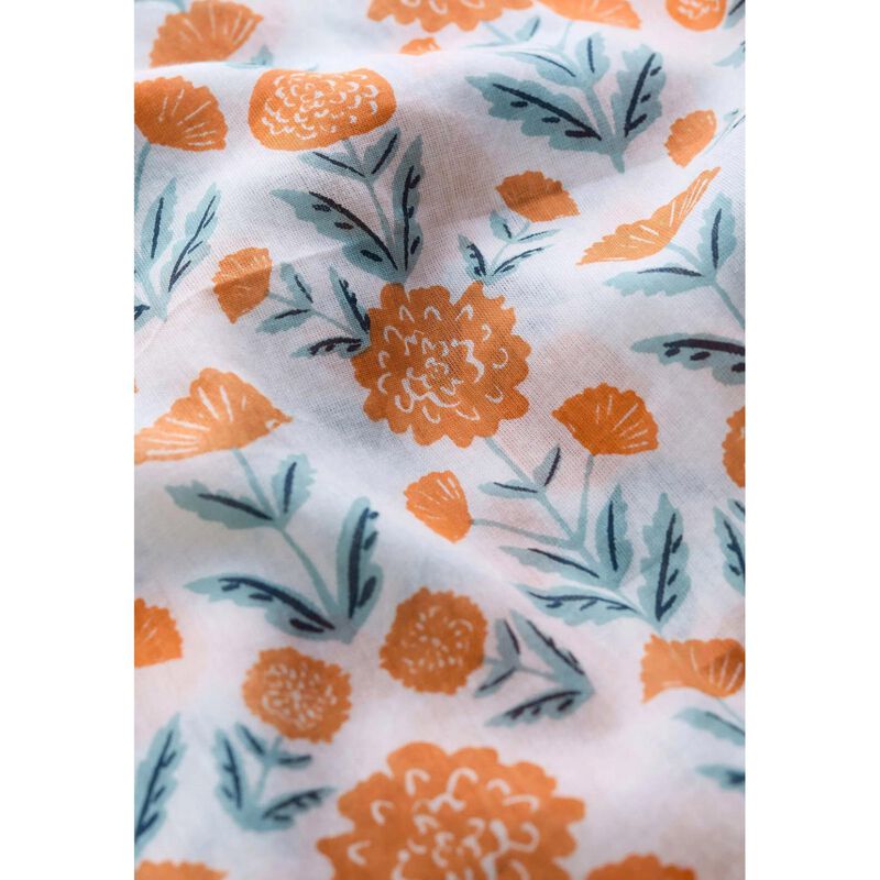 Seasalt Cornwall New Everyday Scarf Marigold Border Chalk image number 2