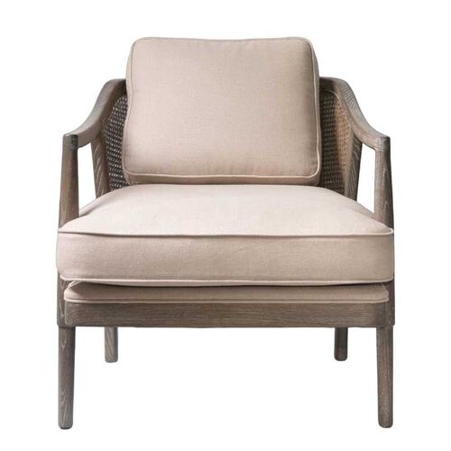 French Country Brighton Rattan Armchair