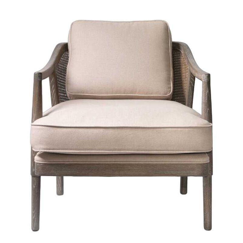 French Country Brighton Rattan Armchair image number 0