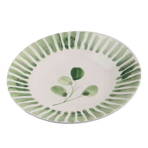 Selbrae House Ceramic Side Plate - Stripe Flora