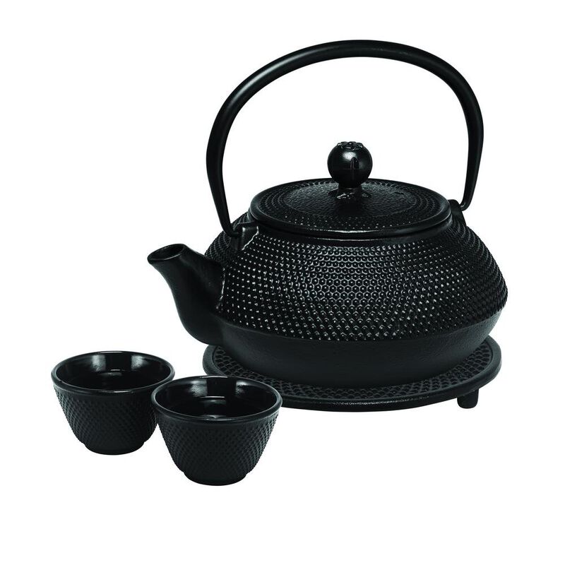 Avanti Hobnail Teapot Set 800ml - Black image number 0
