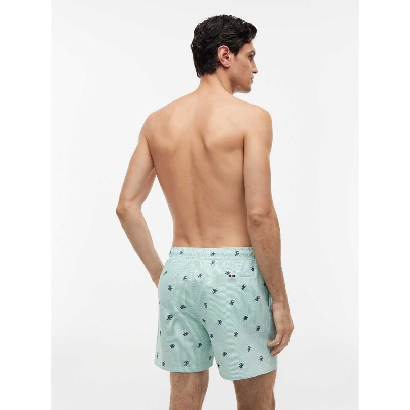 Tommy Hilfiger Ithaca Embroidery Mid Length Swim Shorts image number 1