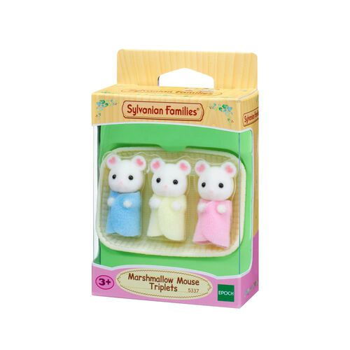 Sylvanian Families Marshmallow Mouse Triplets