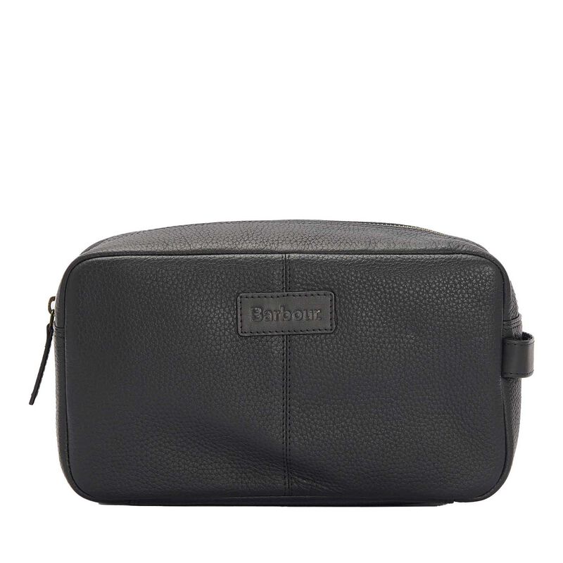 Barbour Highgate Leather Washbag image number 0