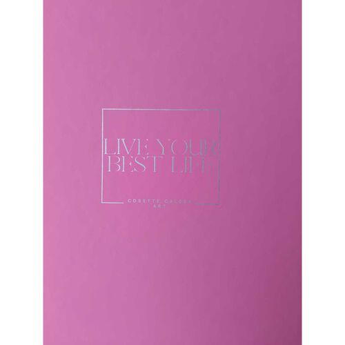 Cosette Calder Live Your Best Life Pink Notebook