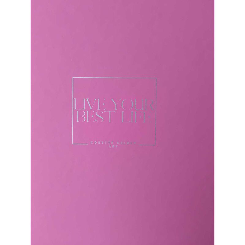 Cosette Calder Live Your Best Life Pink Notebook image number 0
