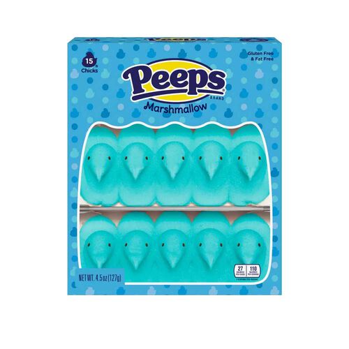 Peeps&reg; 15Pc Blue Marshmallow Chicks