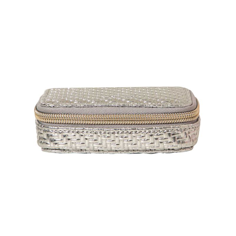 Tonic Herringbone Pill Box Silver image number 2