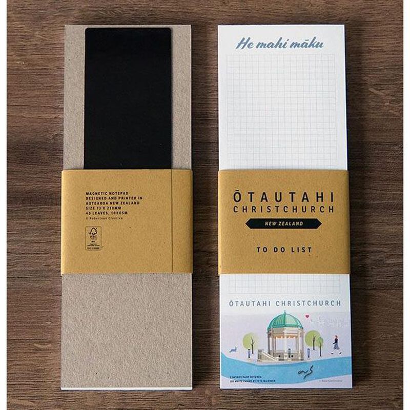 Robertson Creative Otautahi Magnetic Pad 'He Mahi Maku - To Do List' image number 1