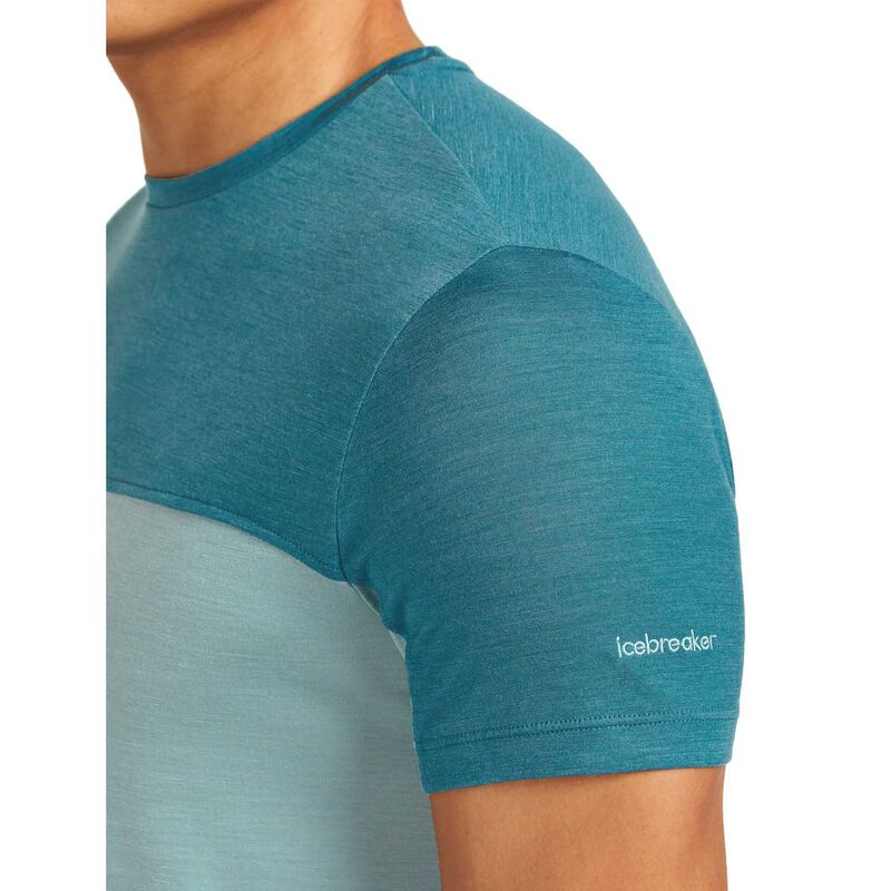 Icebreaker Mens Merino 125 Cool-Lite Sphere III SS Tee Colour Block image number 2