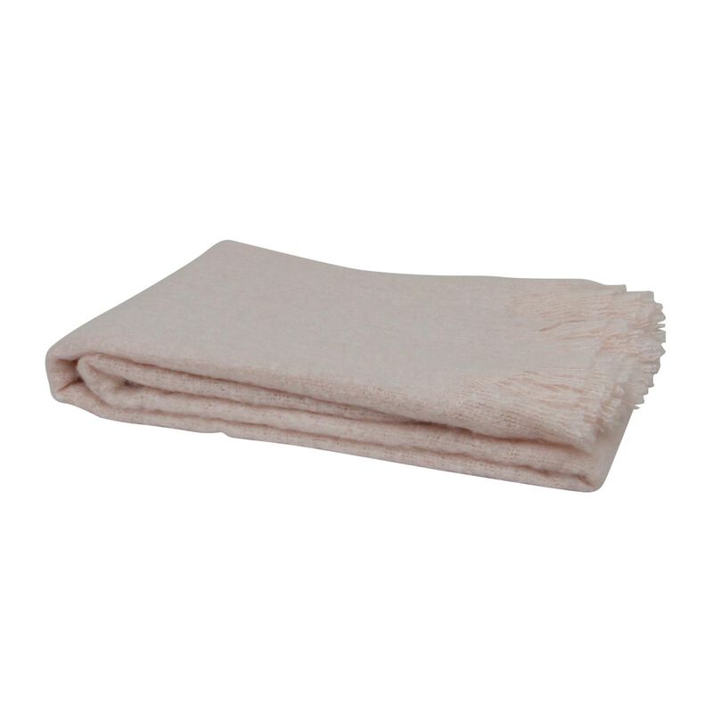 French Country Throw Tassle Pink image number 1