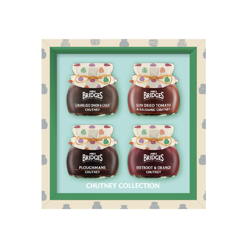 Mrs Bridges Chutney Collection 4x100g image number 0