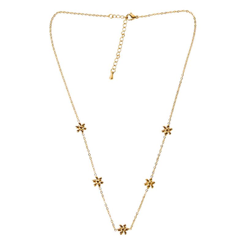 Stella + Gemma Necklace Gold Dasiy Chain image number 1