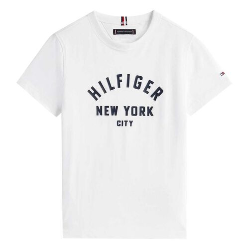 Tommy Hilfiger Curved Hilfiger Graphic Tee SS 3-7Y
