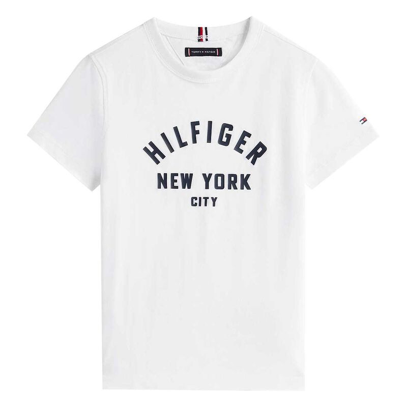 Tommy Hilfiger Curved Hilfiger Graphic Tee SS 3-7Y image number 0