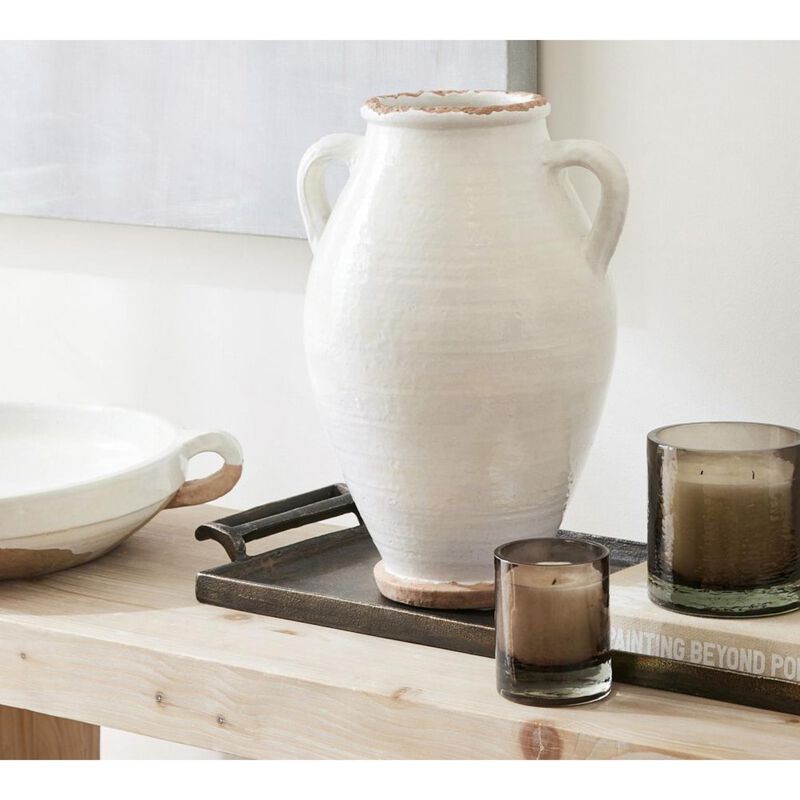 Pottery Barn Mesa Green Vase Jar Collection image number 1