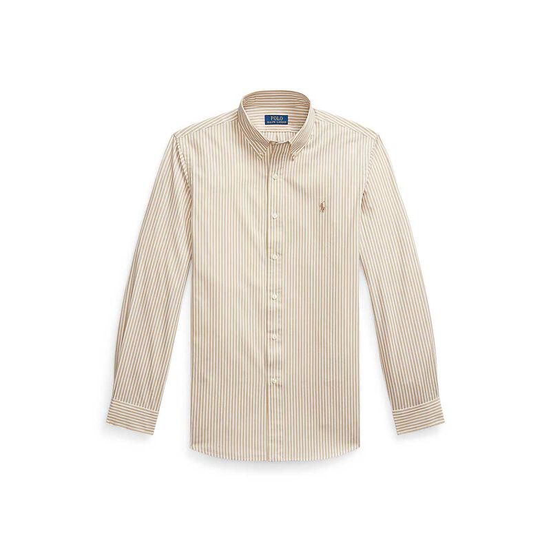 Polo Ralph Lauren Custom Fit Striped Stretch Poplin Shirt image number 2
