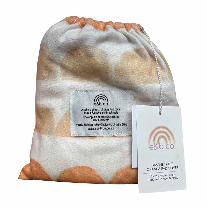 e&b Fitted Bassinet Sheet Heidi image number 0