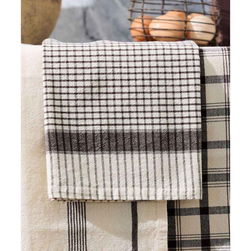 French Country Utility Check Teatowel image number 1