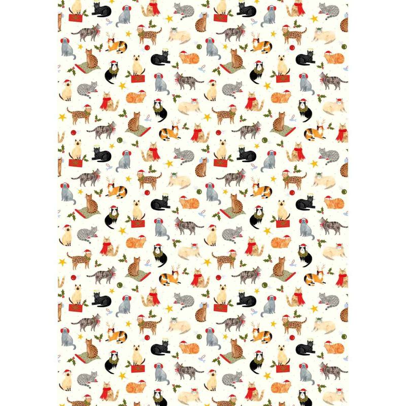 Image Gallery Santa Paws Christmas Rollwrap 3M image number 1