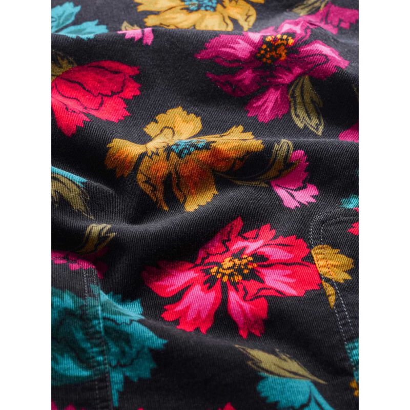 Seasalt Cornwall Port Gaverne Tunic Camellia Collage Onyx image number 2