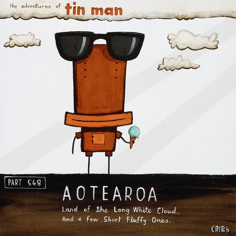 Long White Cloud Mini Card image number 0