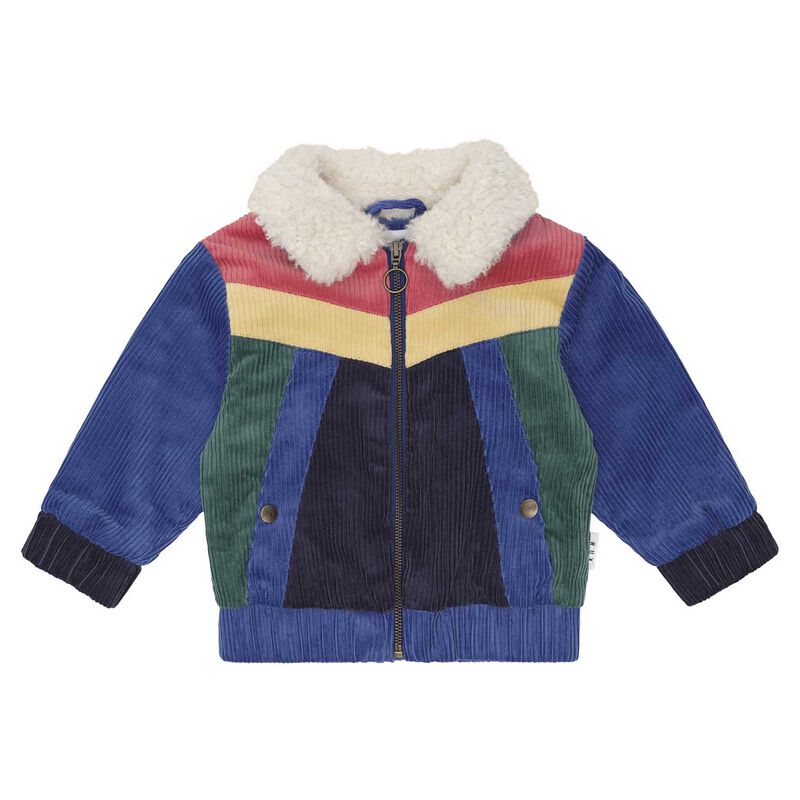 Huxbaby Colour Block Cord Jacket 1-2Y image number 0