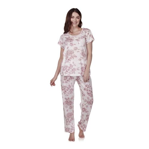 La Marquise Vintage Bouquet Short Sleeve Pyjama Set
