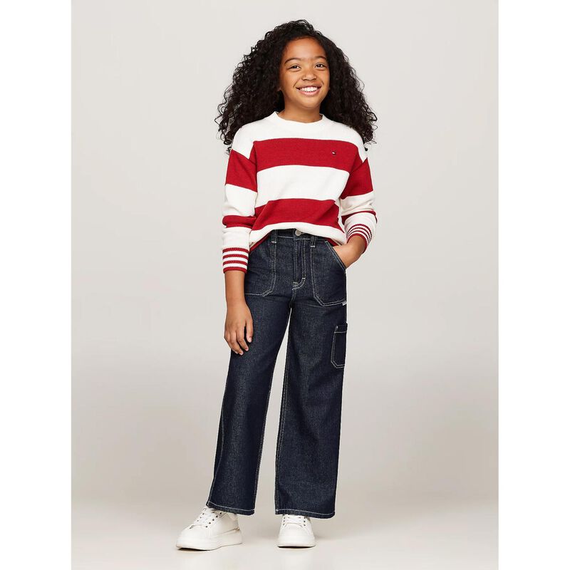 Tommy Hilfiger Mabel Cargo Denim 8-16Y image number 3