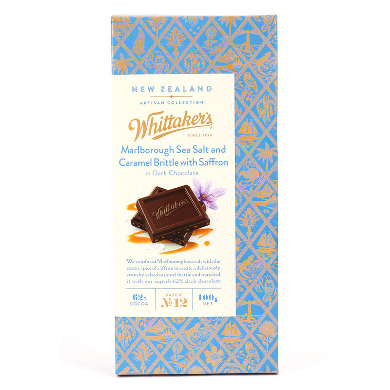 Whittaker's Seasalt & Caramel Saffron 100g image number 0