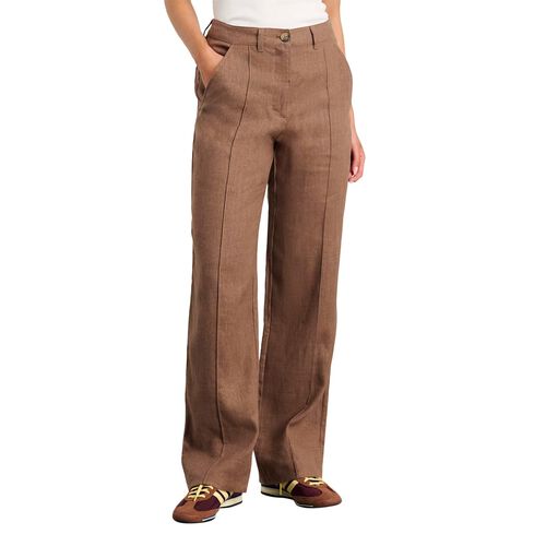 JAG Kayla Linen Pintuck Pant