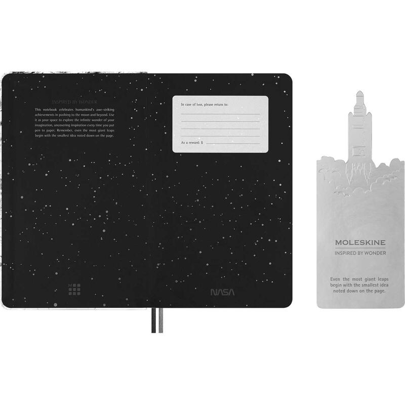 Moleskine LE NASA Large Hard Cover Ruled Notebook image number 1
