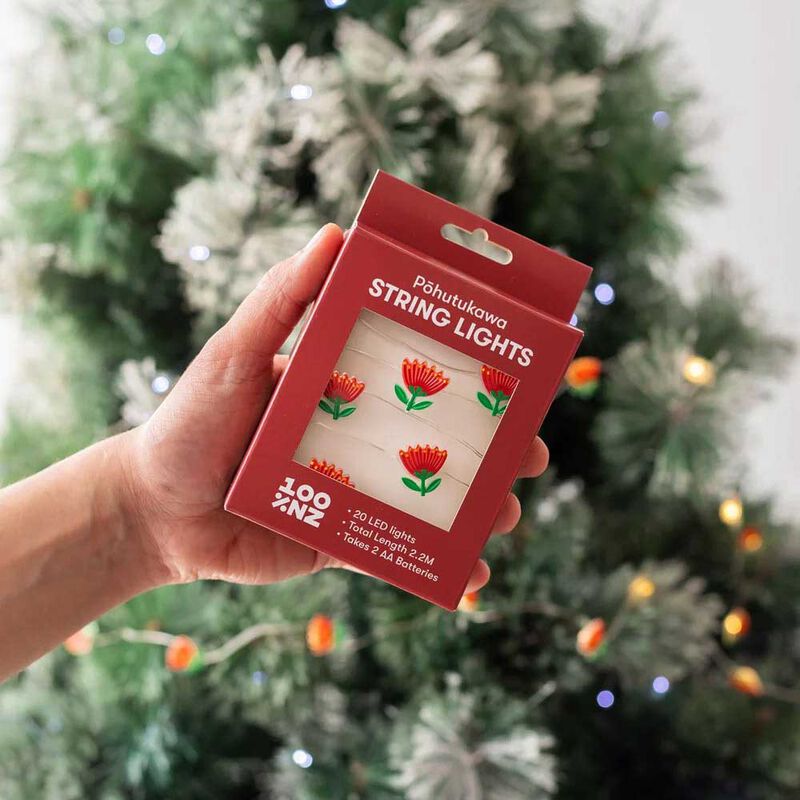 100% New Zealand Pohutukawa LED String Lights image number 1