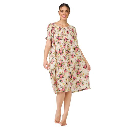 Arabella Shirred Sleeve Nightie