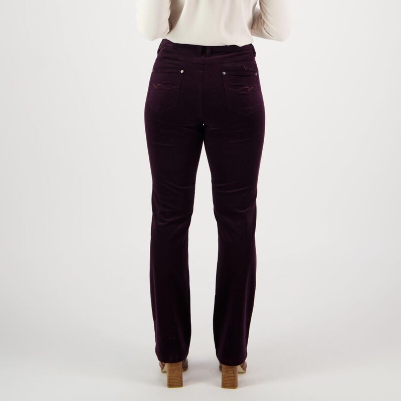 Vassalli Straight Leg Full Length Pinwale Cord Pant With Fly image number 4