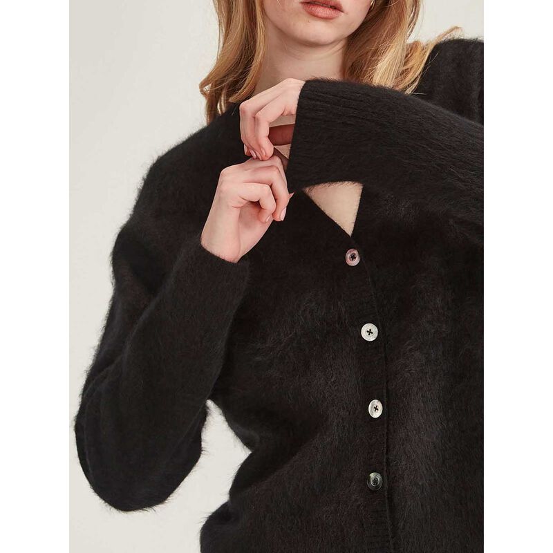 Caroline Sills Brushed Cashmere Cardigan image number 2