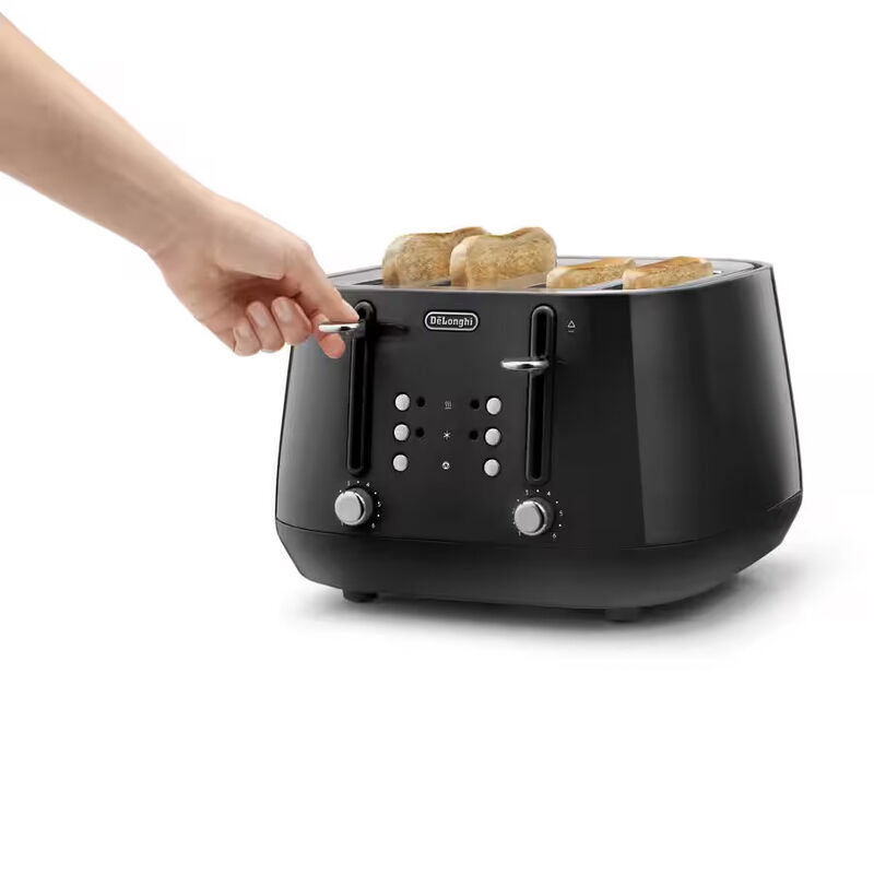 DeLonghi Eclettica 4-Slice Toaster Black image number 2